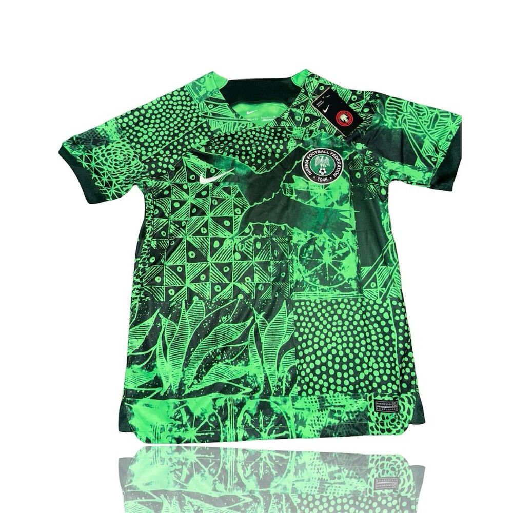 Nike Nigeria National Team 2022 Men's Soccer Jersey Green Size Small: Brand New